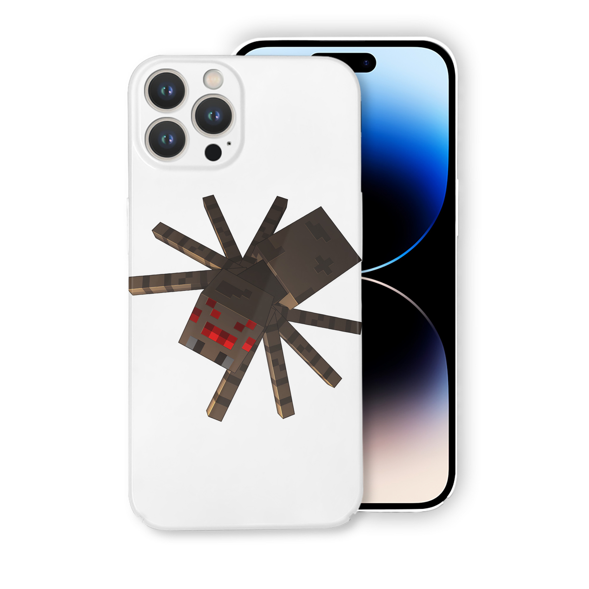 （画像用） マインクラフト ブロックの世界 Minecraft MC Block world 【iPhone 14シリーズ対応】ハードケース
